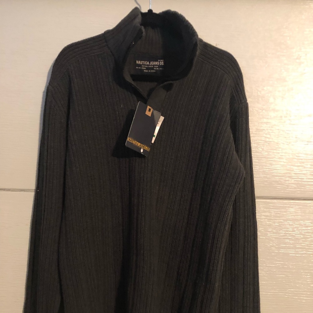 Gray Nautica Sweater.